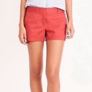 J. Crew salmon chino shorts